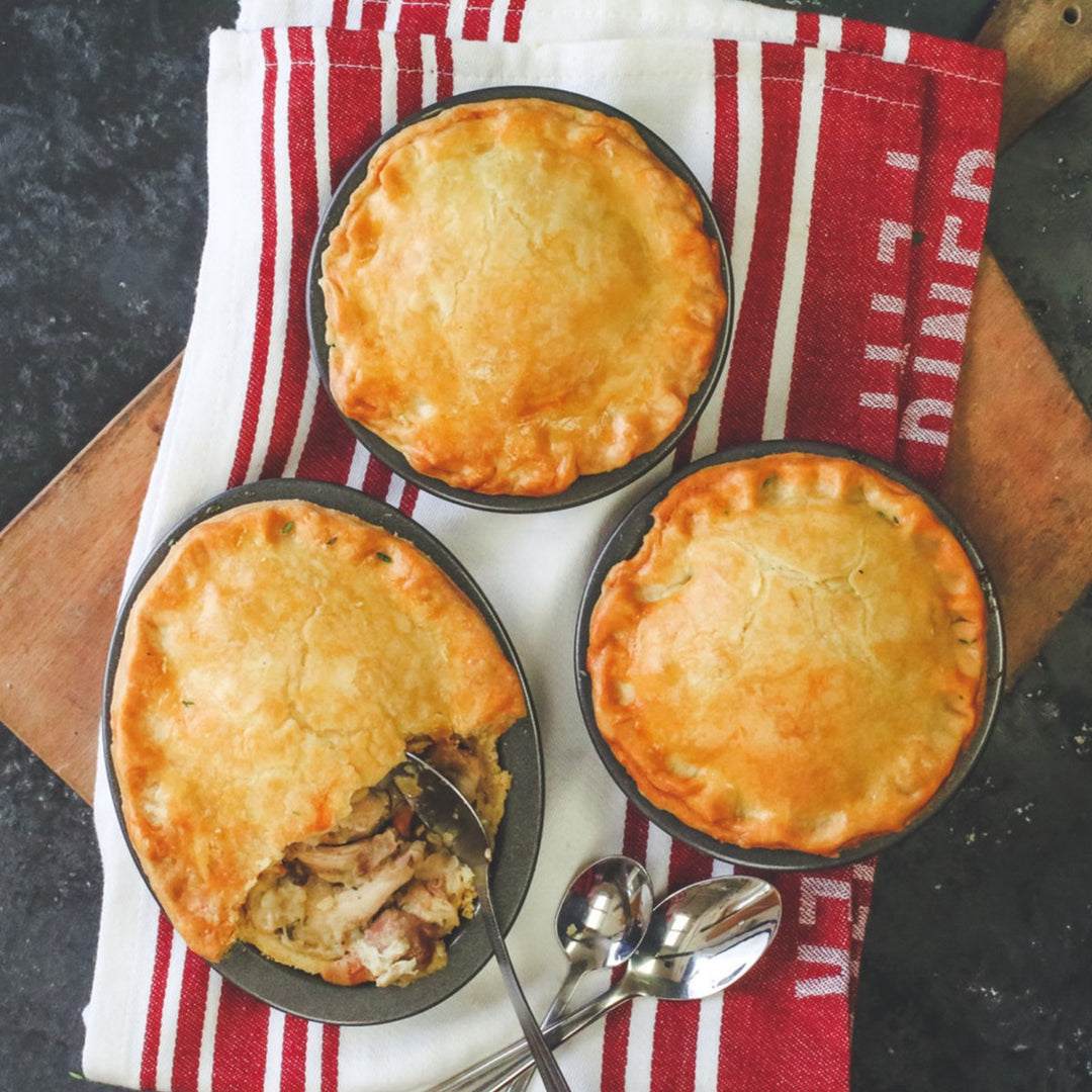 MasterClass Crusty Bake Non-Stick Individual Round Pie Dish