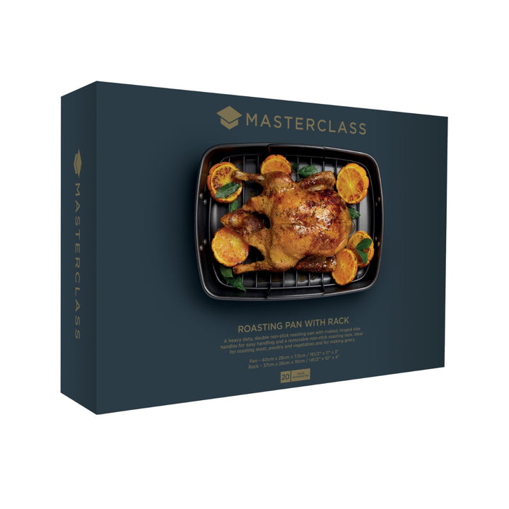 MasterClass Roasting Pan with Removable Rack