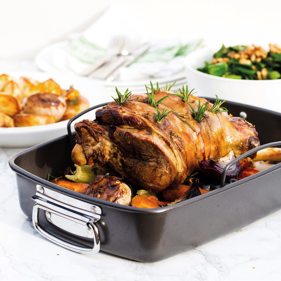 MasterClass Roasting Pan with Removable Rack