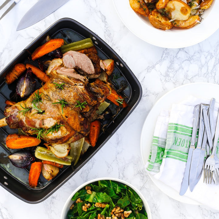 MasterClass Roasting Pan with Removable Rack