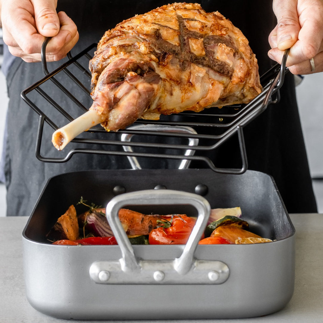 MasterClass Roasting Pan with Removable Rack