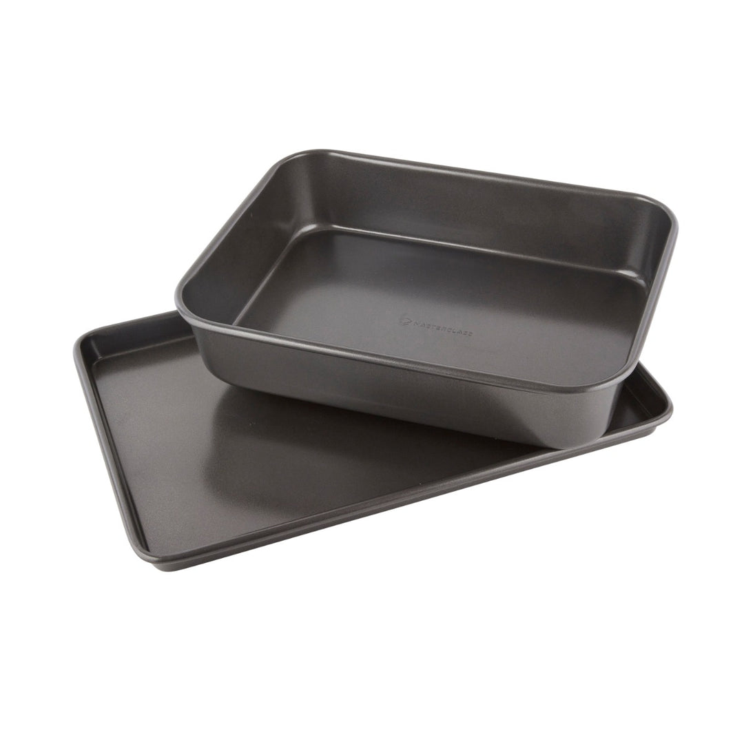 MasterClass Non Stick Roasting Pan & Tray Set