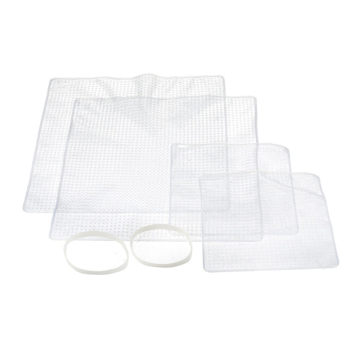 MasterClass Silicone Assorted Food Covers - Set of 4