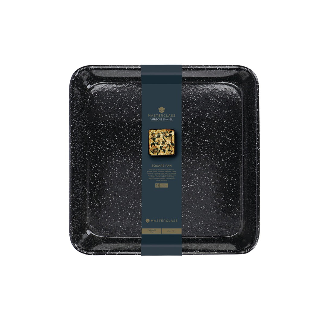 MasterClass Vitreous Enamel Square Pan