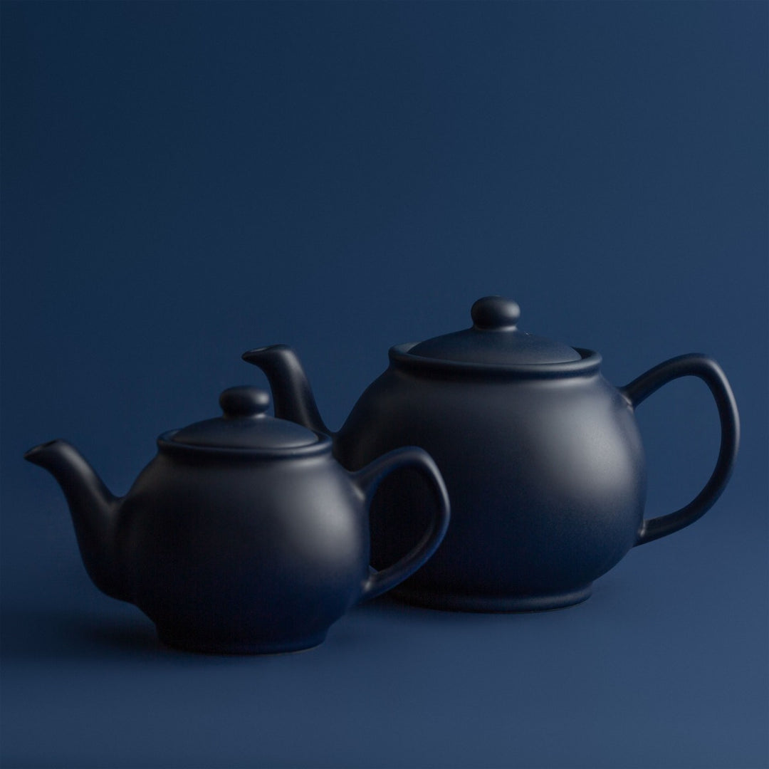 Price & Kensington Matte Navy Blue Teapot - 2 Cup