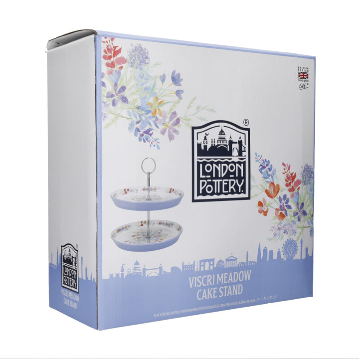 London Pottery Viscri Meadow Two-Tier Cake Stand