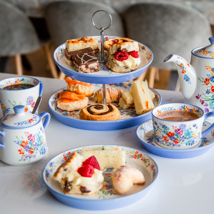 London Pottery Viscri Meadow Two-Tier Cake Stand