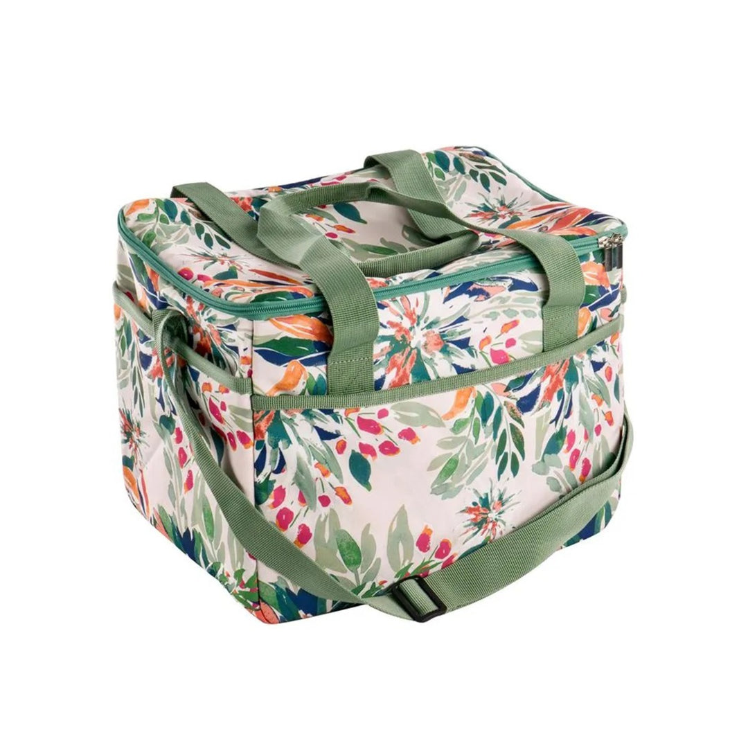 Mediterranean Garden Melamine Dinnerware Set with Cool Bag - Clay