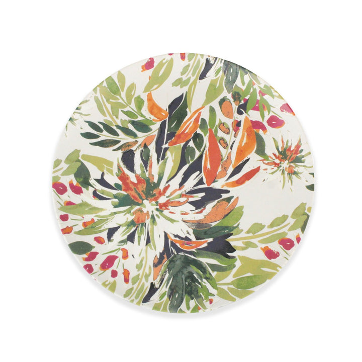 Mediterranean Garden Melamine Dinnerware Set - Clay