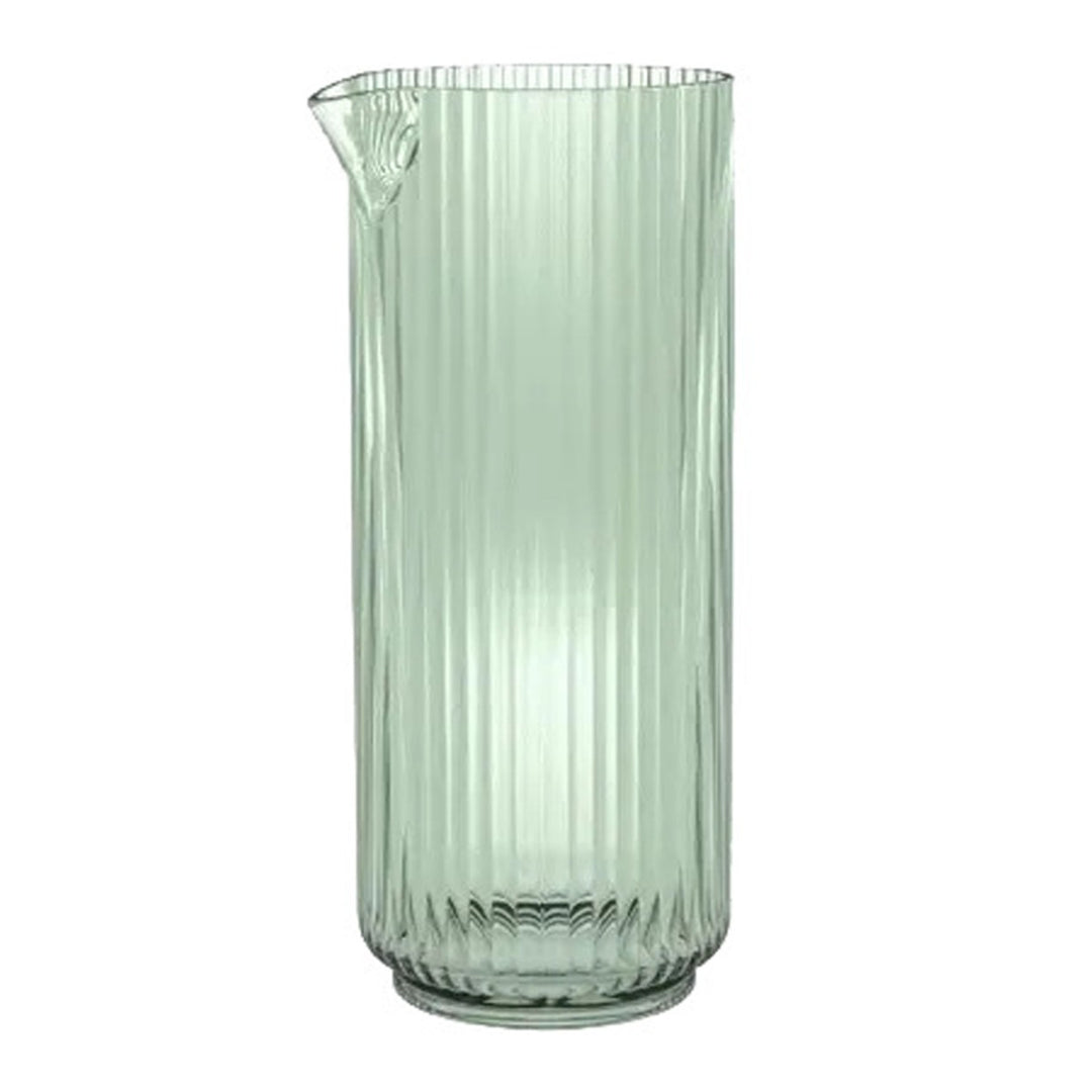 Mesa Acrylic Ribbed Drinks Pitcher - Green
