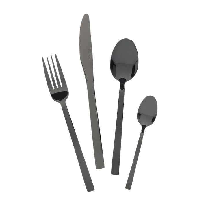 Mikasa Diseno Black Cutlery Set - 16 Piece
