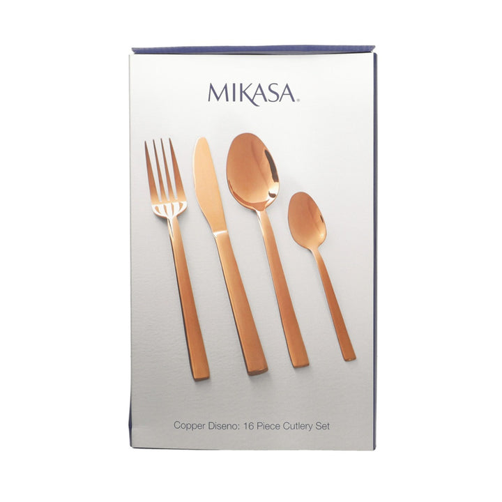 Mikasa Diseno Copper Cutlery Set - 16 Piece