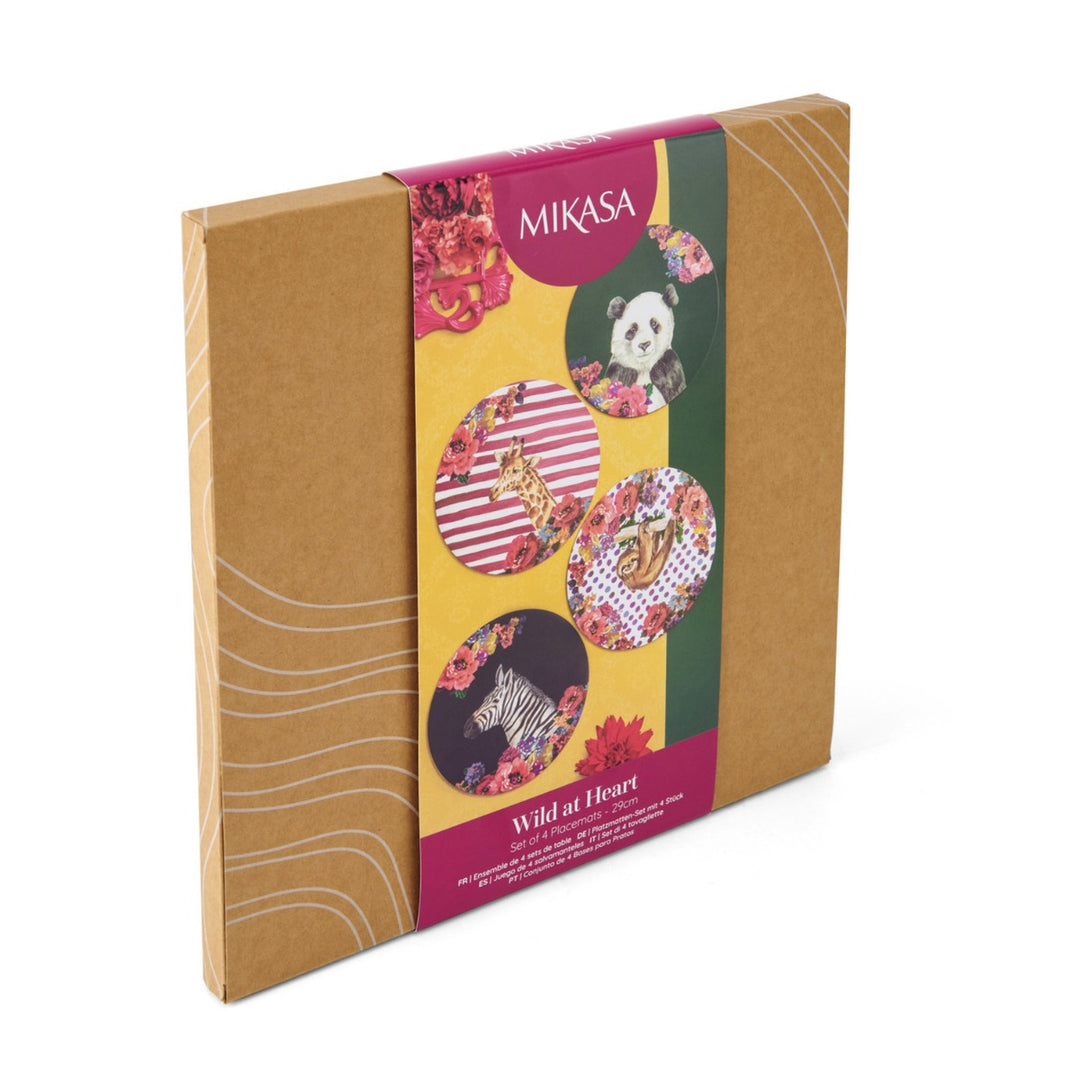Mikasa Wild At Heart Round Placemats