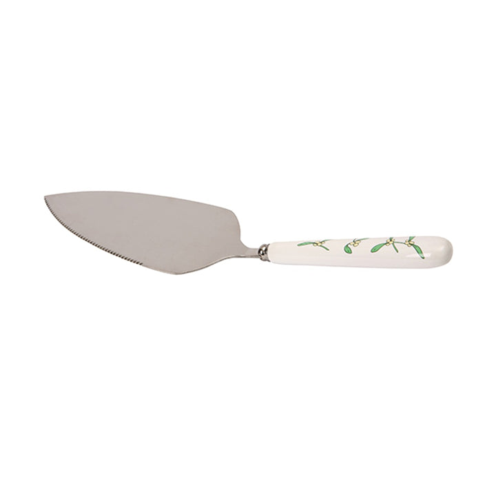 Dexam RHS Ivory Mistletoe Ceramic Cake Server