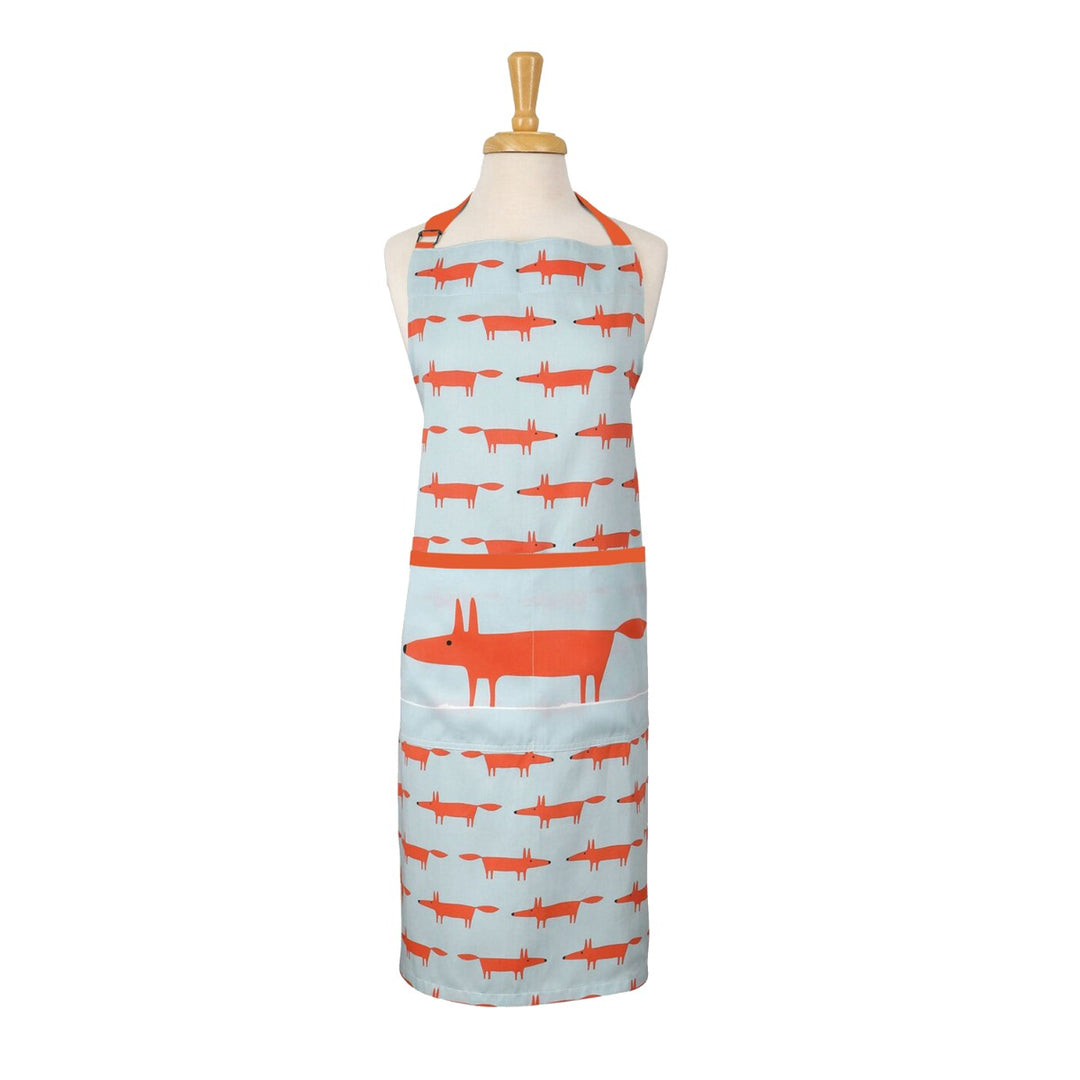 Scion Mr Fox Blue Apron