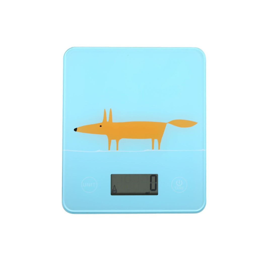 Scion Mr Fox Blue Electronic Kitchen Scales