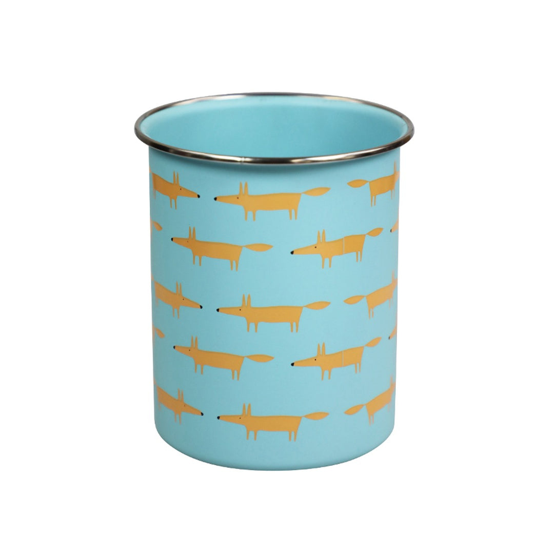 Scion Mr Fox Blue Utensil Pot