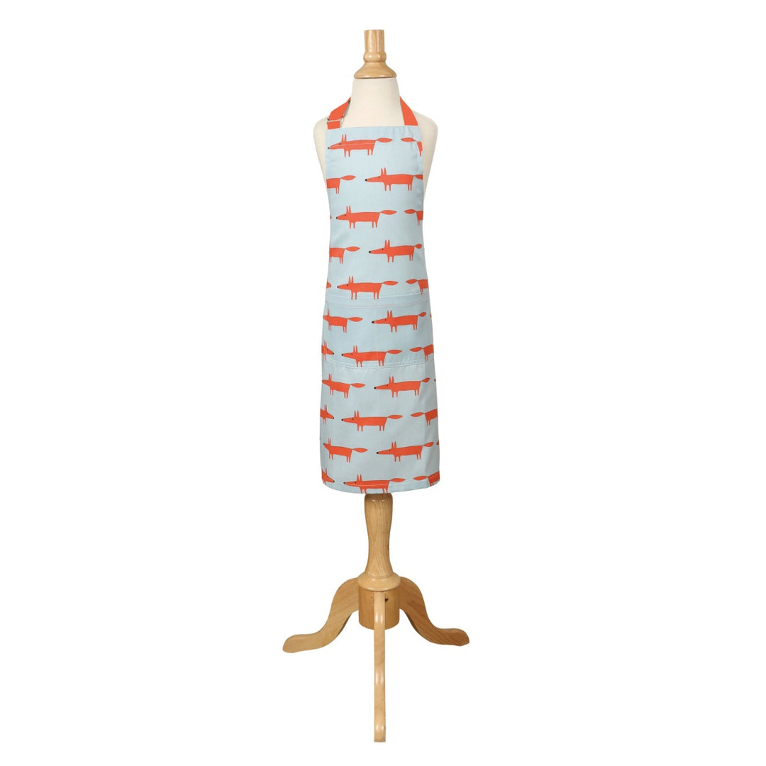 Scion Mr Fox Blue Children's Apron