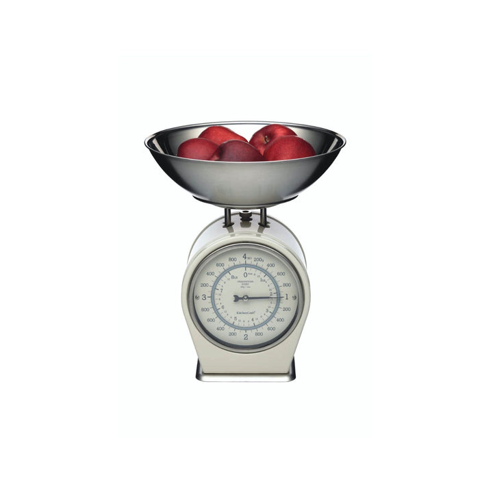 Living Nostalgia Antique Cream Mechanical Kitchen Scales