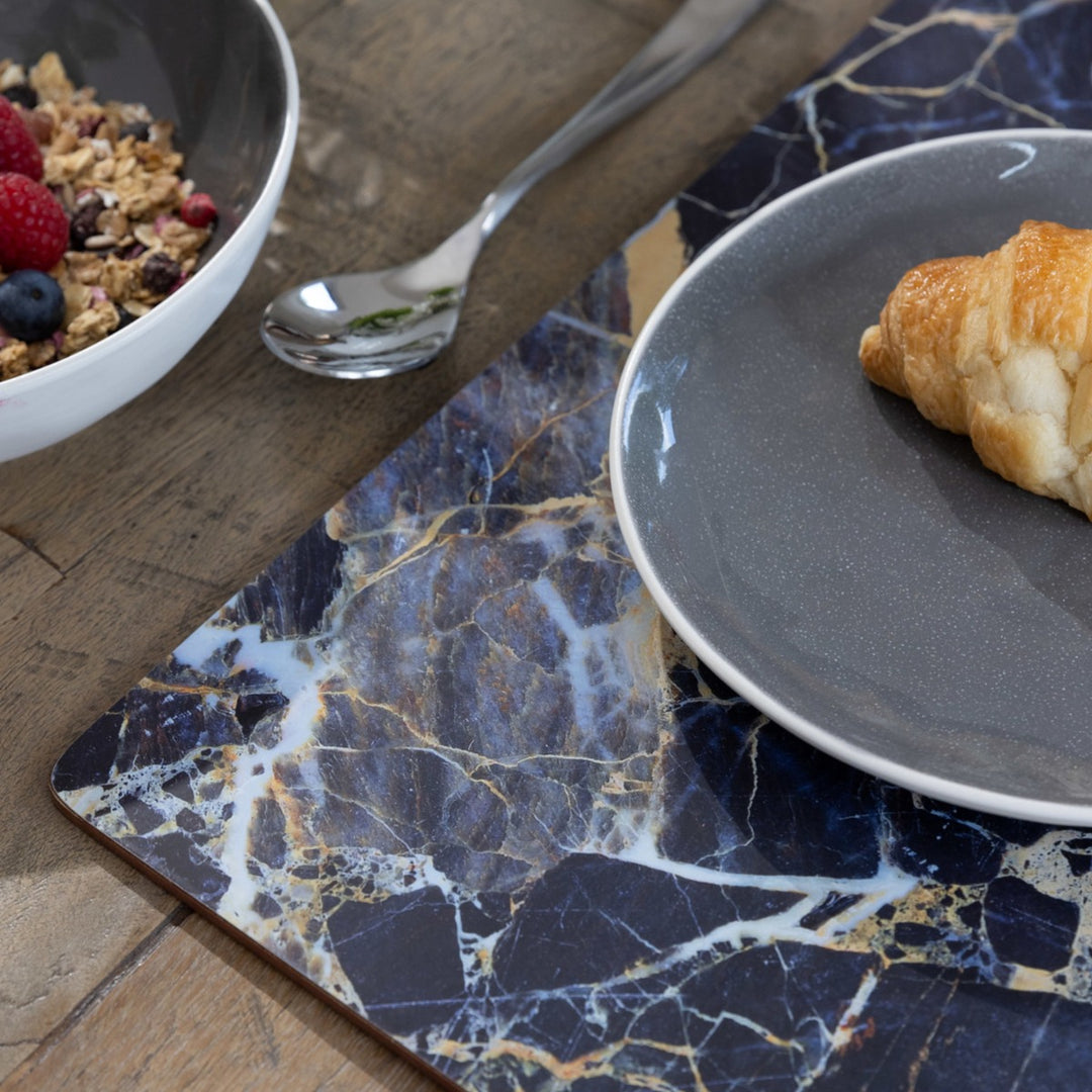 Creative Tops Navy Marble Large Placemats