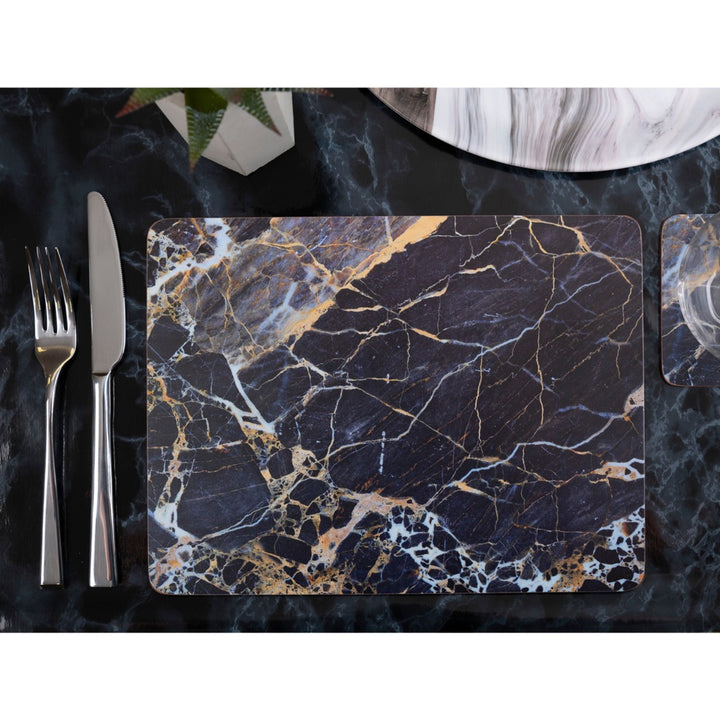 Creative Tops Navy Marble Placemats