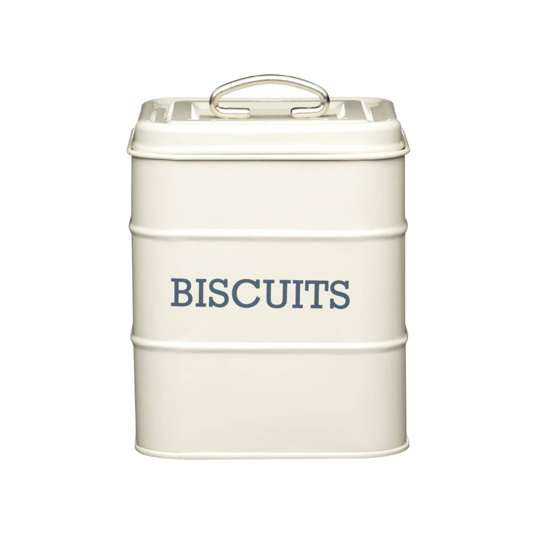 Living Nostalgia Antique Cream Biscuit Tin