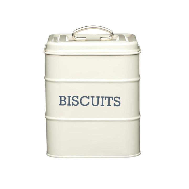Living Nostalgia Antique Cream Biscuit Tin