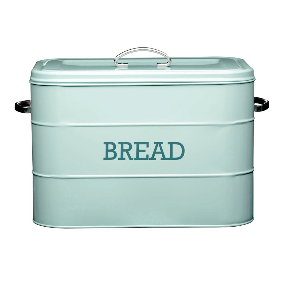 Living Nostalgia Vintage Blue Bread Bin