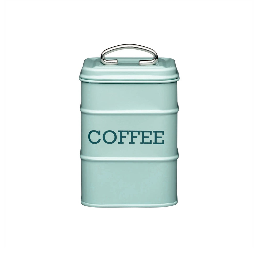 Living Nostalgia Vintage Blue Coffee Canister