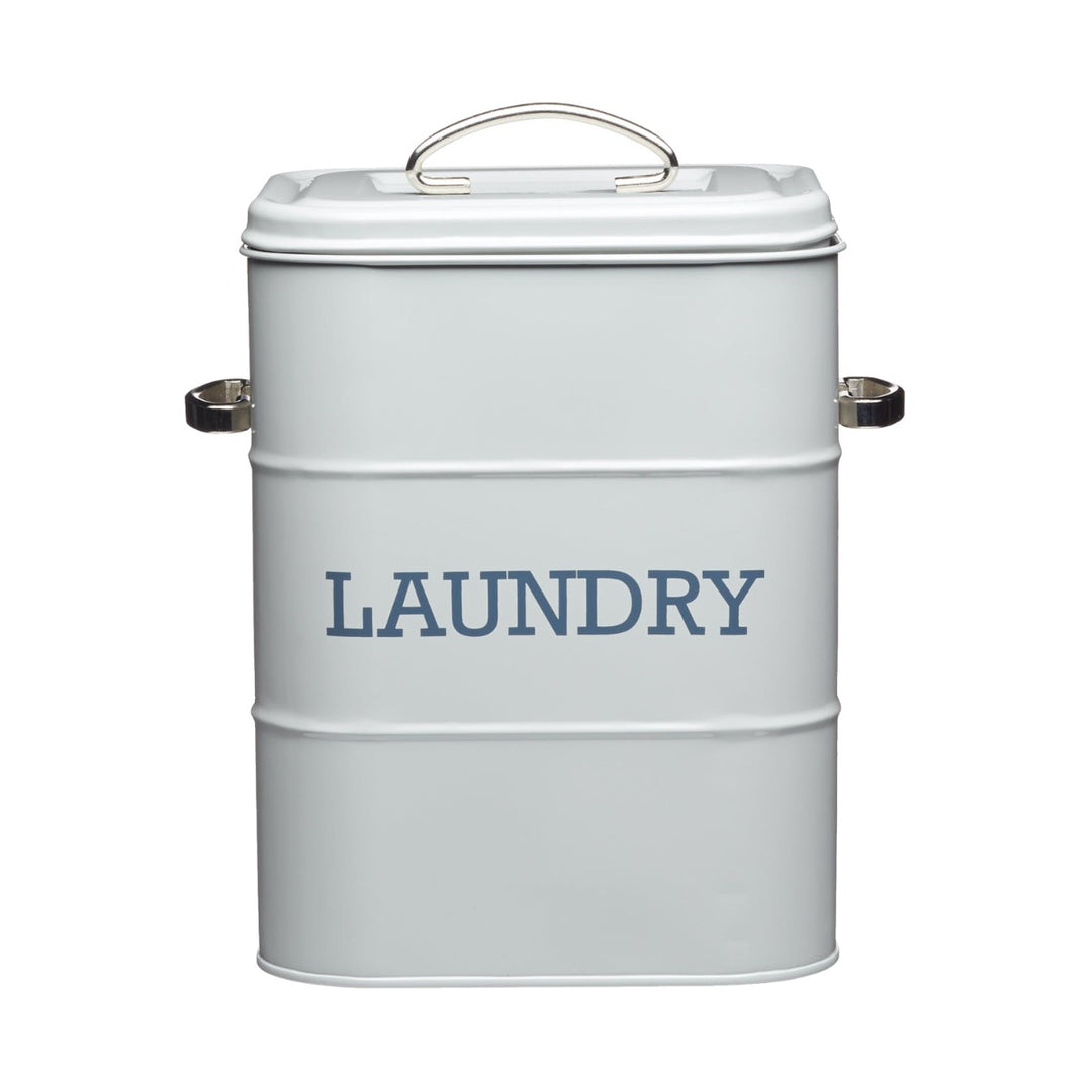 Living Nostalgia French Grey Laundry Tin