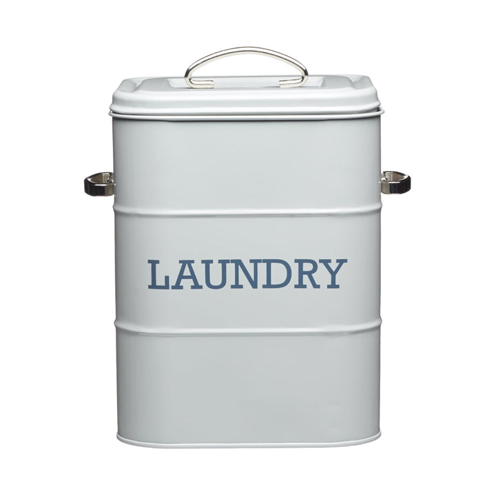 Living Nostalgia French Grey Laundry Tin