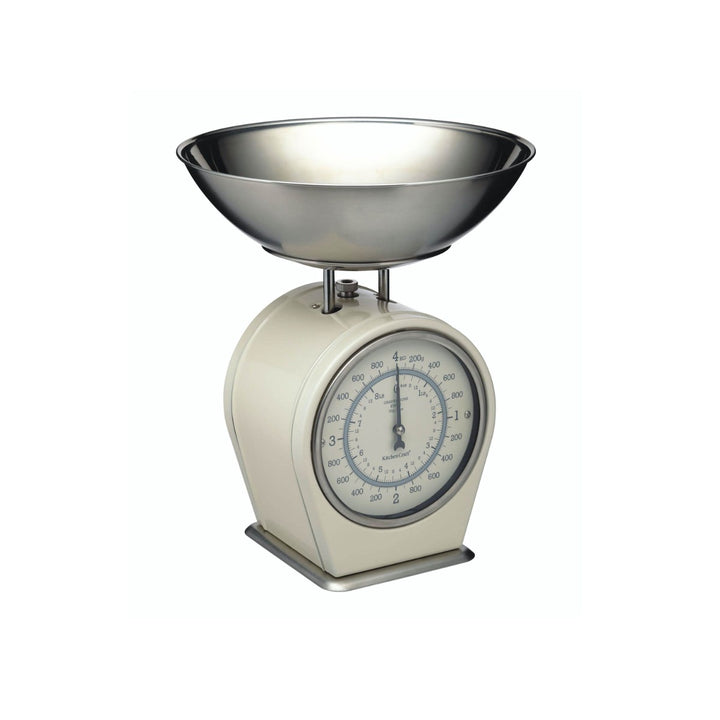 Living Nostalgia Antique Cream Mechanical Kitchen Scales