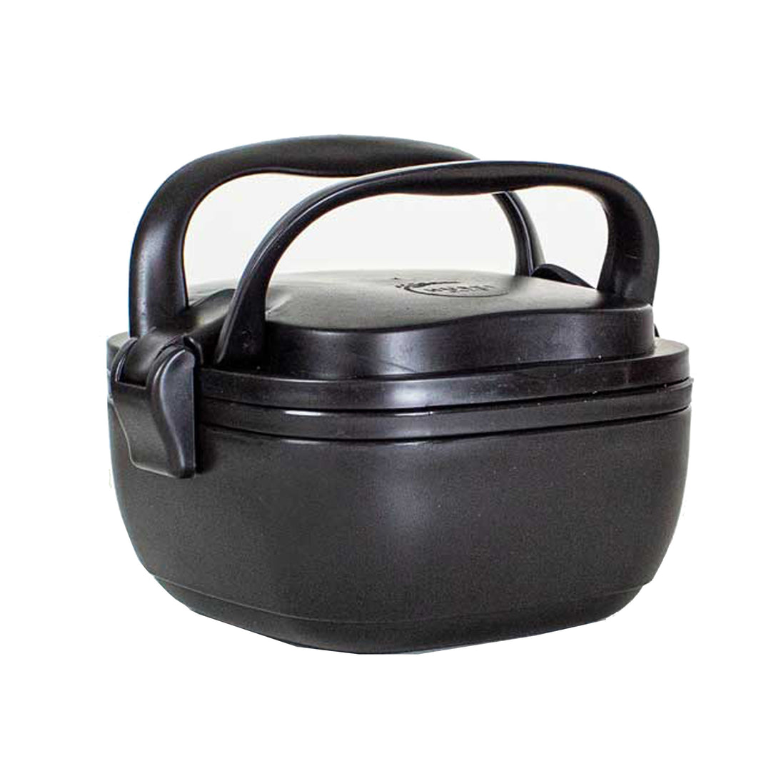 Huski Home Obsidian Black Multi Compartment Lunch Box