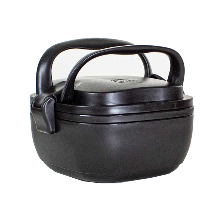 Huski Home Obsidian Black Multi Compartment Lunch Box