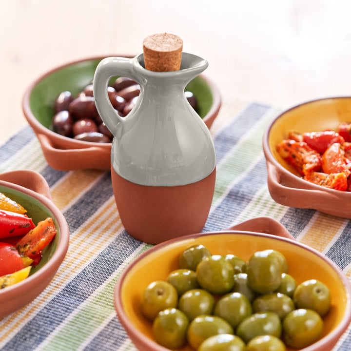 Dexam Sintra Terracotta Oil Drizzler - Stone
