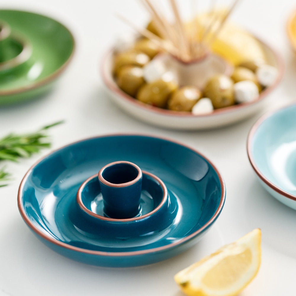  finished in a blue glaze