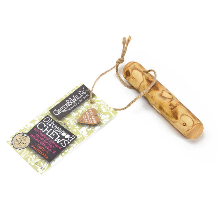 Green & Wilds Olivewood Dog Chew - Various Sizes