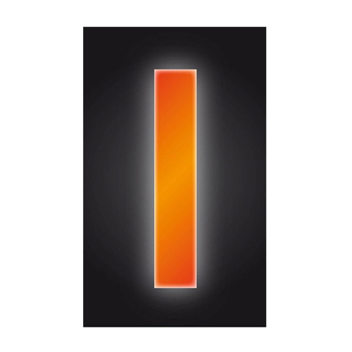 Wheelie Bin/Recycling Box Number Sticker Label - High Viz Orange