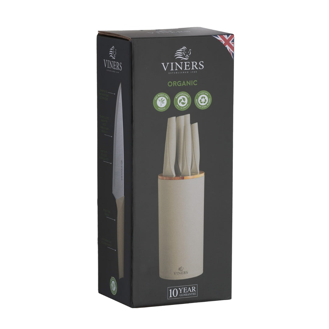 Viners Organic Natural Knife Block