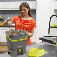 Organko Grey & Green Kitchen Composter