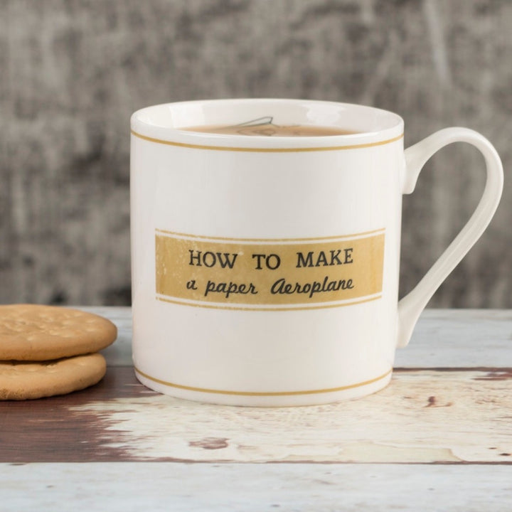 Creative Tops Origami Plane Fine China Mug