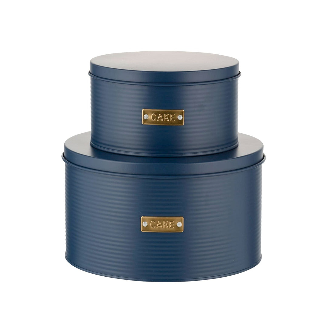 Typhoon Otto Navy Round Cake Tins Set