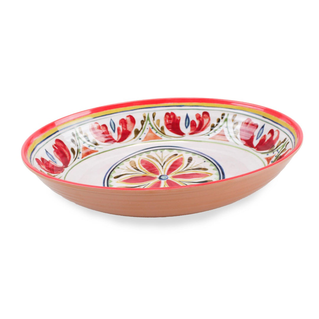 Mediterranean Melamine Oval Bowl, Tray & Platter Set