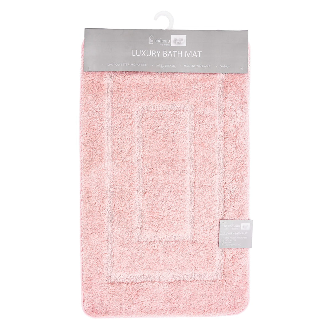 Le Chateau Microfibre Bath Mat - Pink