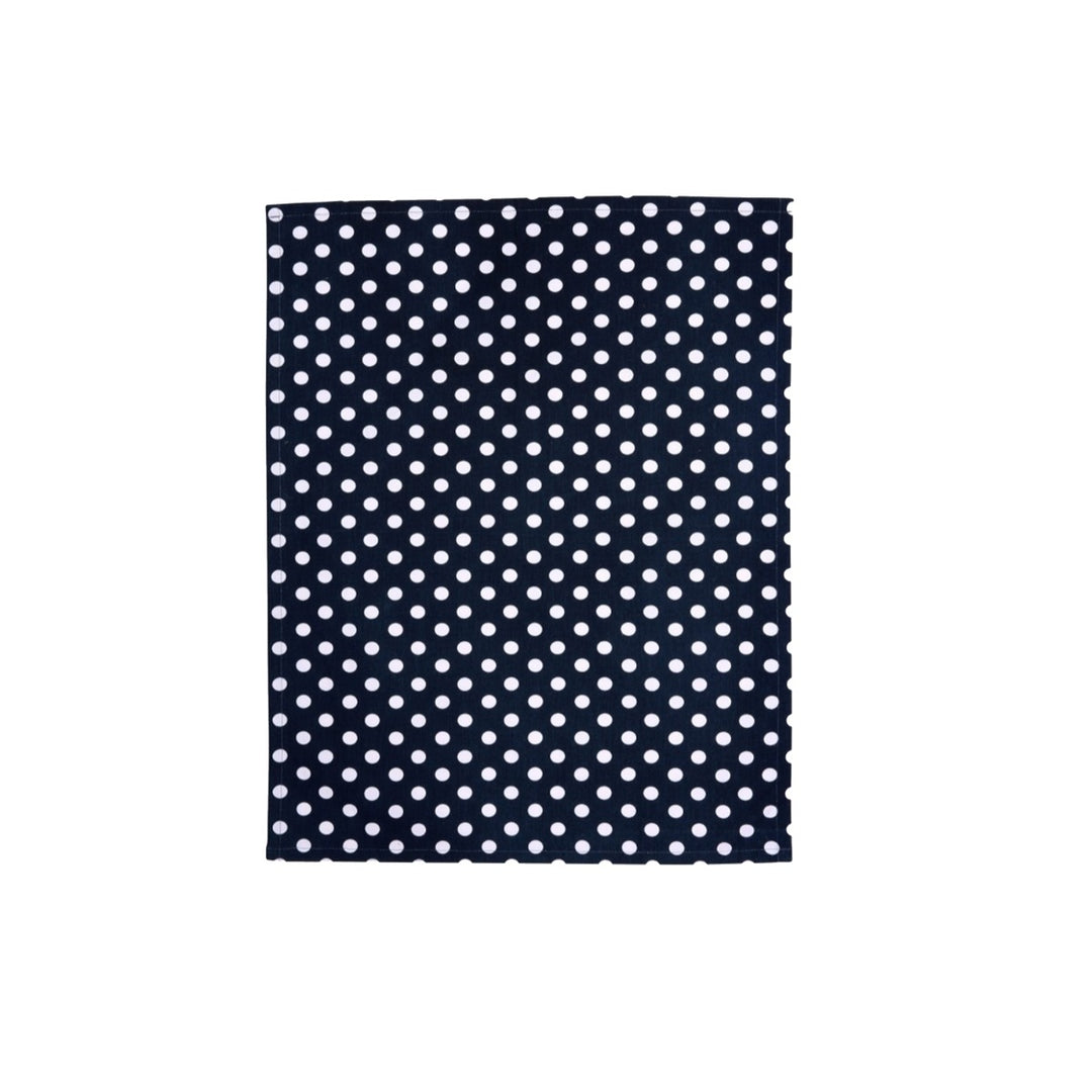 Dexam Polka Tea Towel - Indigo
