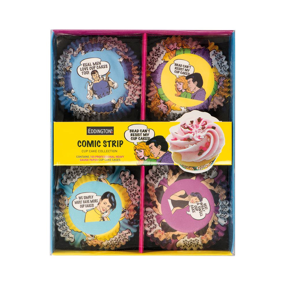 Eddingtons Pop Art Cupcake Cases