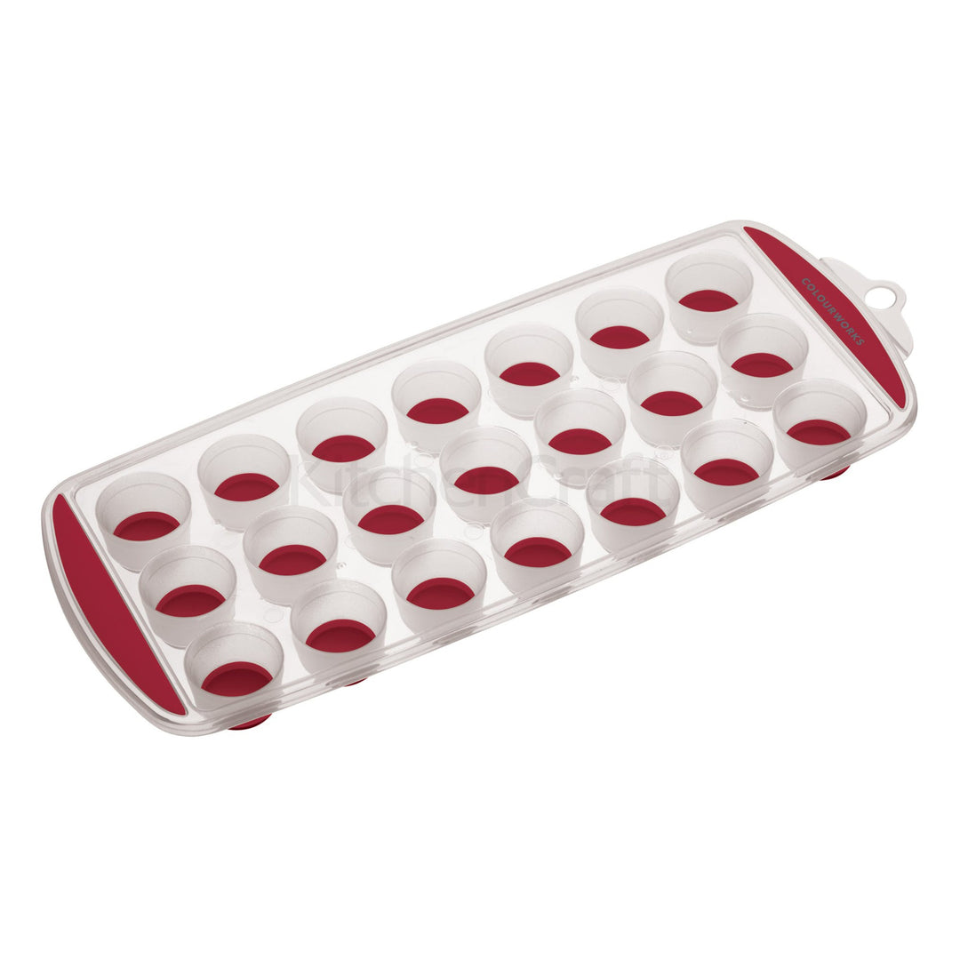 Colourworks Pop-Out Ice Cube Tray - Red