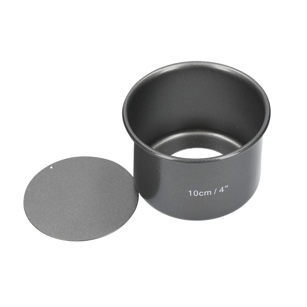 Mini round baking tin with loose base for easy release