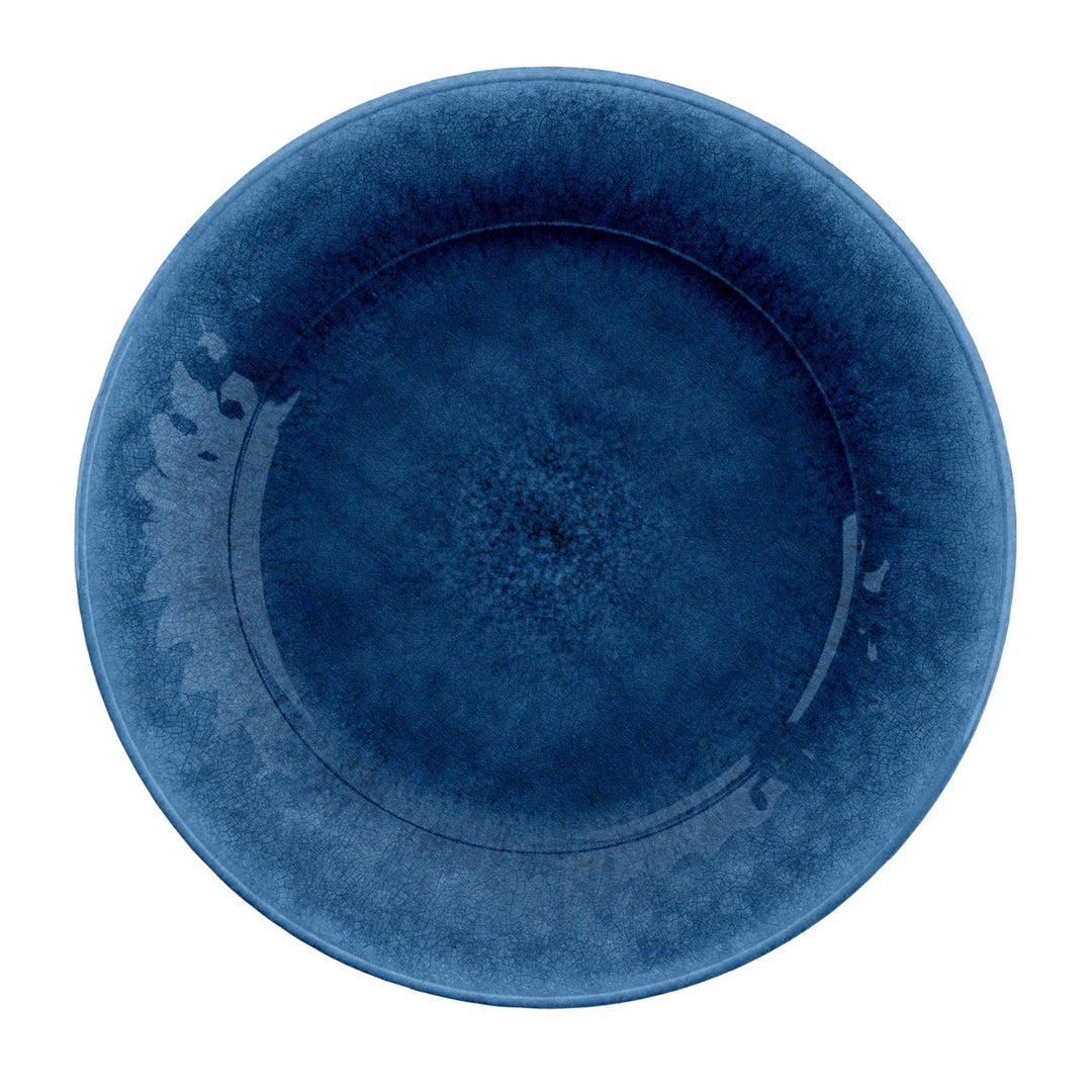 Potters Reactive Glaze Indigo Melamine Dinner & Side Plate Set