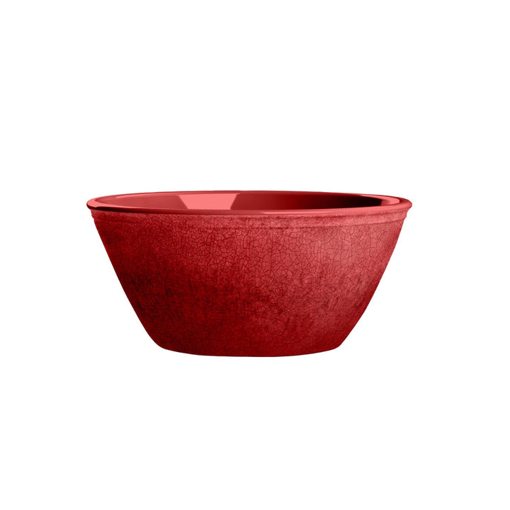 Potters Reactive Glaze Red Melamine Dinnerware Set